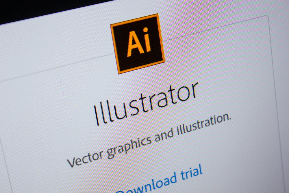 Adobe Illustrator on desktop